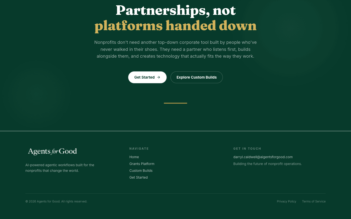 NonprofitOS Custom dashboard